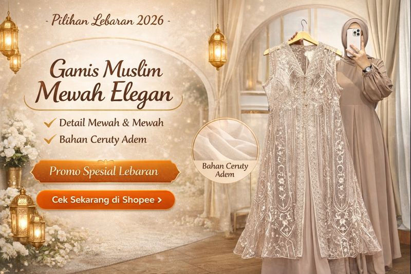 Gamis Lebaran Muslimah